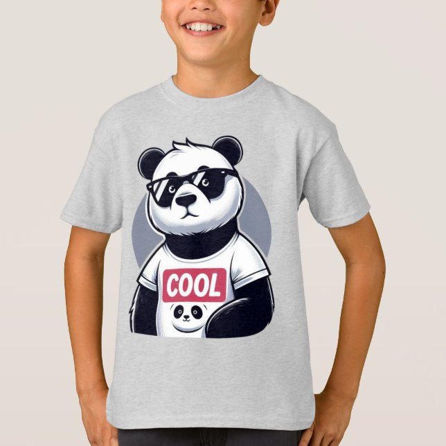 Coola panda t shirt (Framsida)