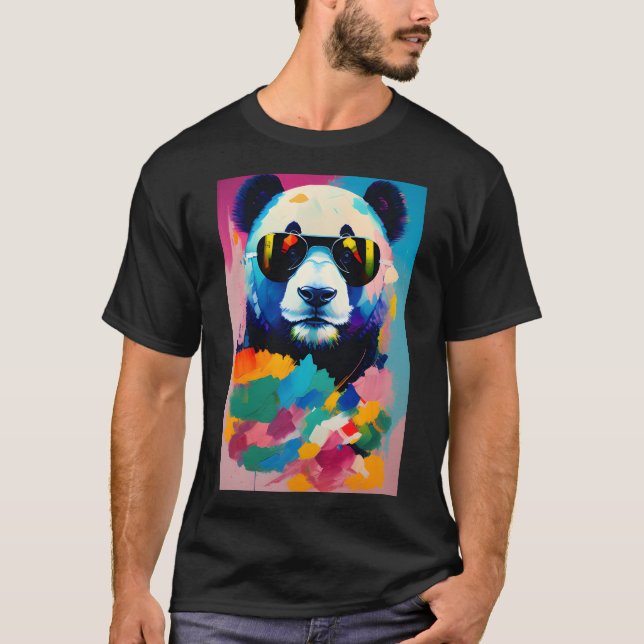 Coola Panda T Shirt (Framsida)