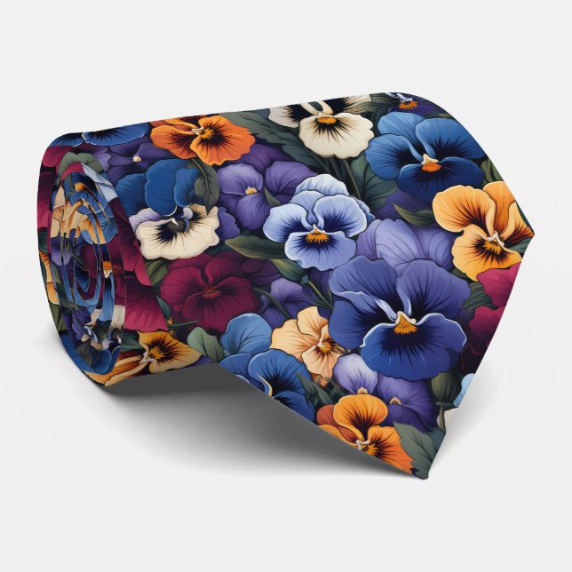 Coola Pansy mönster Slips (Rullad)