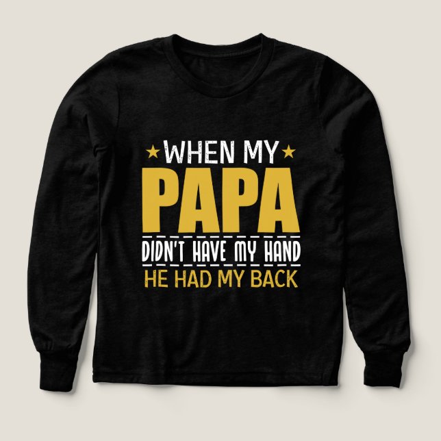 Coola Pappa återgår till ord konst T Shirt (Design framsida)