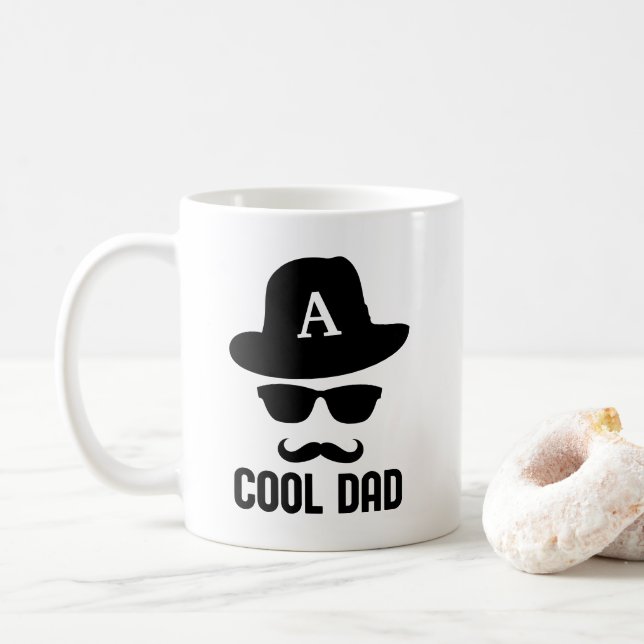 Coola Pappa Bästa PAPPA någonsin coola pappa med M Kaffemugg (Med munk)