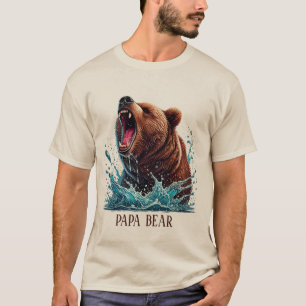 Coola Pappa björn anpassade T Shirt