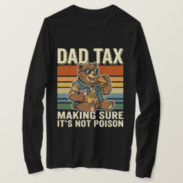 Coola pappa björn Rolig mellanmålstid design  T Shirt