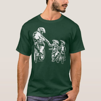 Coola Pappa Dirt Bike Rider Motocross Manar Youth T Shirt