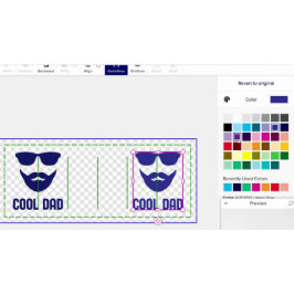 Coola Pappa | Du kan ändra FÄRG i den här bilden T Shirt