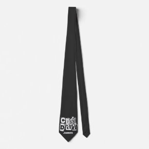 Coola Pappa Funny Black and White Typography Slips