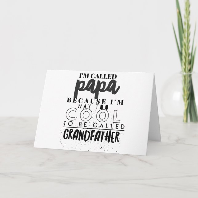 Coola Pappa-gåvor från son Kort (Framsida)