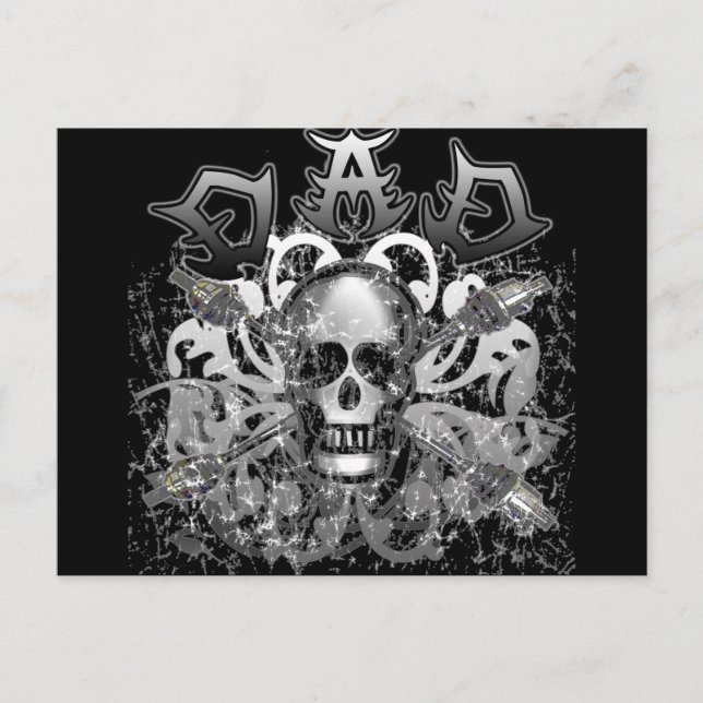 Coola PAPPA i Tshirts och presenter för tunga Meta Vykort (Framsida)