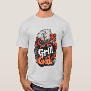 Coola pappa kropps grill bbq t shirt