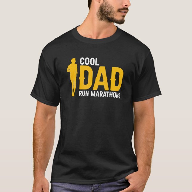 Coola PAPPA Marathons Fantastisk Springer för PAPP T Shirt (Framsida)