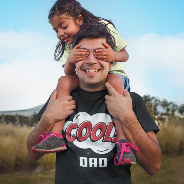 Coola Pappa Tecknad Bok Inspired Illustration T Shirt (Skapare uppladdad)