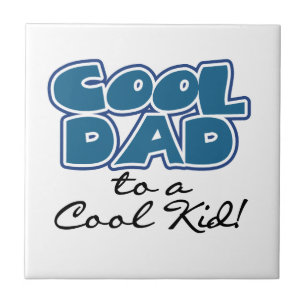 Coola Pappa till Coola Kid Gifts Kakelplatta