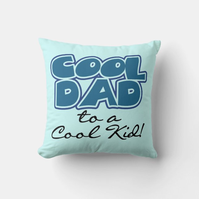 Coola Pappa till Coola Kid Gifts Kudde (Framsida)