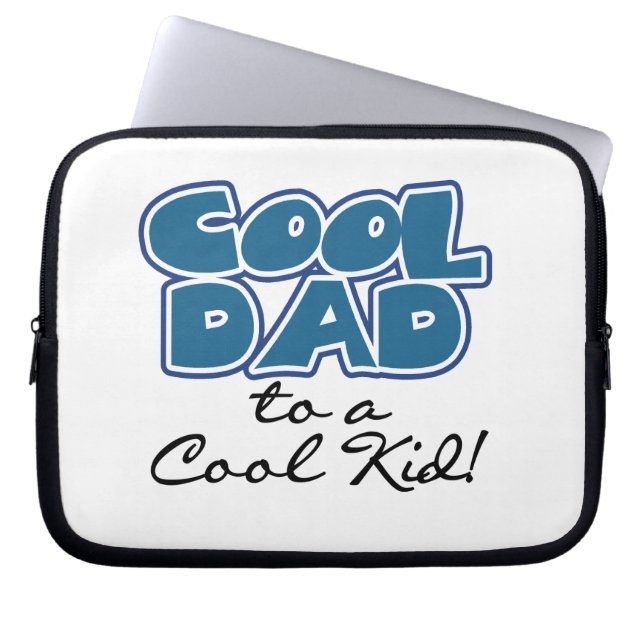 Coola Pappa till Coola Kid Gifts Laptop Fodral (Framsidan)
