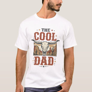 Coola Pappa Western Longhorn Skalle Vintage Tröja