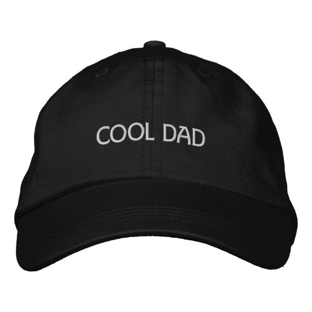 COOLA PAPPAN Anpassningsbar text och färger Broderad Keps (Framsida)