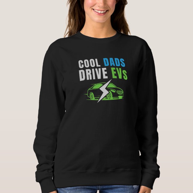 Coola Pappor Drive EVs Drive EVs EV Life Electric  T Shirt (Framsida)