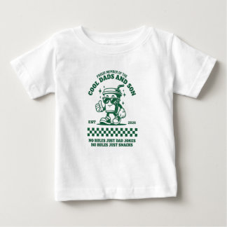 Coola pappor och son klubbtröjor Fars dag-present T Shirt