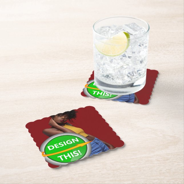 COOLA! Pappra Underlägg - Kvadratisk ruta - Anpass Papper (Insitu)