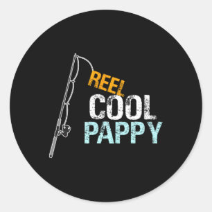 Coola Pappy Grafisk Pappy Present Från Barnbarn G Runt Klistermärke