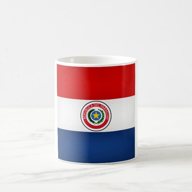 Coola Paraguay Flagga Kaffemugg (Center)