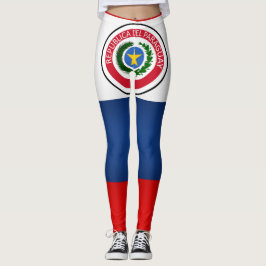 Coola Paraguay Flagga Mode Leggings