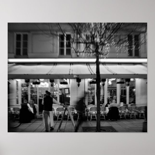 Coola Parisisk livsstil och kultur Poster (Framsidan)