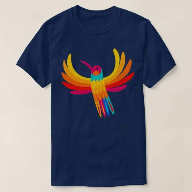 Coola Parrot och ädla exotiska tropiska morötter T Shirt (Design framsida)