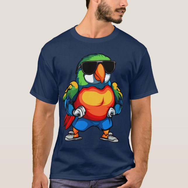 Coola Parrot T-Shirt (Framsida)
