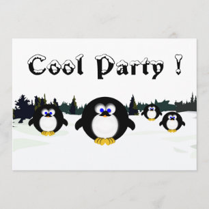 Coola Party Inbjudningar