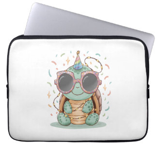 Coola Party Turtle Laptop Fodral