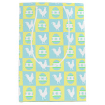 Coola Påsk Checkboard Mönster Tupp Eggs