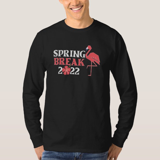 Coola Påsklov 2022 Florida Flamingo Family Mat T Shirt (Framsida)