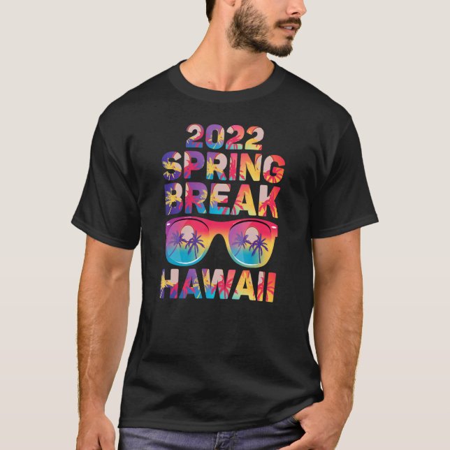 Coola Påsklov 2022 Hawaii Sunglasses & Handflatan  T Shirt (Framsida)