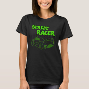Coola Påstående Tävla Automobile Car Driver Racer T Shirt