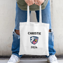 Coola Patriotic Chris Christie 2024 Val Eagle Tygkasse