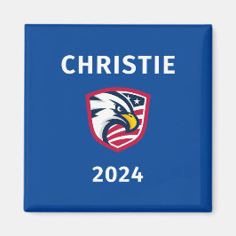 Coola Patriotic Chris Christie 2024 Val Magnet