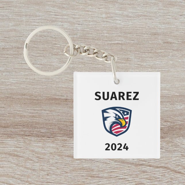 Coola Patriotic Francis Suarez 2024 Keychain (Skapare uppladdad)