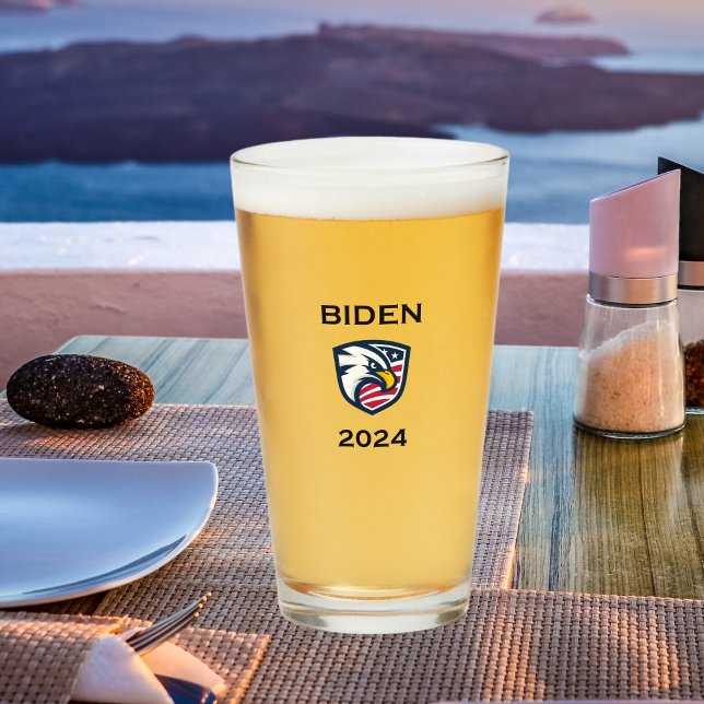 Coola Patriotic Joe Biden 2024 Val Eagle Glaskopp (Skapare uppladdad)