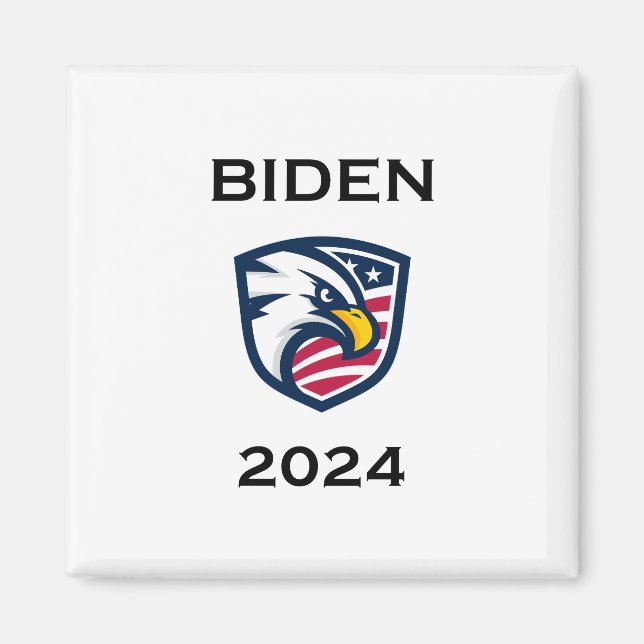 Coola Patriotic Joe Biden 2024 Val Eagle Magnet (Framsidan)