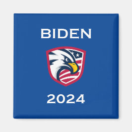 Coola Patriotic Joe Biden 2024 Valeke Eagle Mörk Magnet