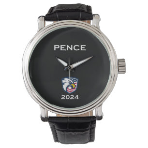 Coola Patriotic Mike Pence 2024 Valeke Eagle Mörk Armbandsur