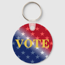 Coola Patriotic VOTE Voter Voter Anpassningsbar Nyckelring