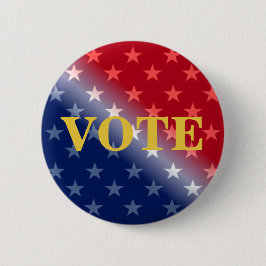 Coola Patriotic VOTE Voter Votering Pin Button Knapp
