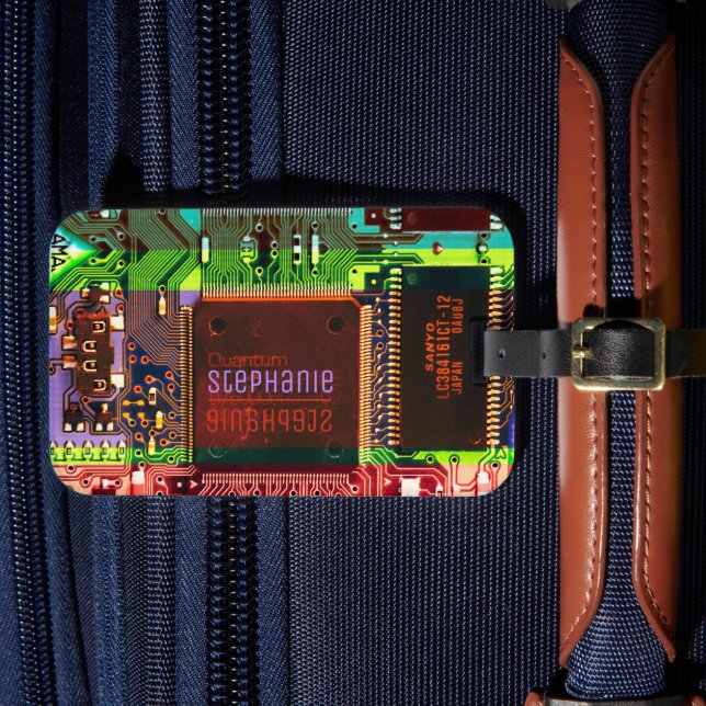 Coola PCB Elektroniskt datorkretskort i tryckt kre Bagagebricka (Framsida Insitu 4)