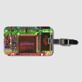 Coola PCB Elektroniskt datorkretskort i tryckt kre Bagagebricka