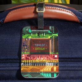 Coola PCB Elektroniskt datorkretskort i tryckt kre Bagagebricka