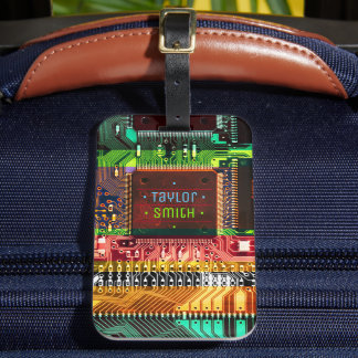 Coola PCB Elektroniskt datorkretskort i tryckt kre Bagagebricka