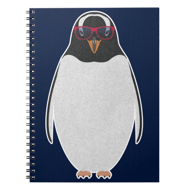 COOLA PENGUIN ANTECKNINGSBOK MED SPIRAL (Framsidan)