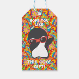 COOLA PENGUIN GIFT MÄRKRES PRESENTETIKETT